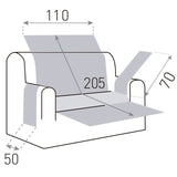 Cubre sofá Acolchado Reversible Dry Protect
