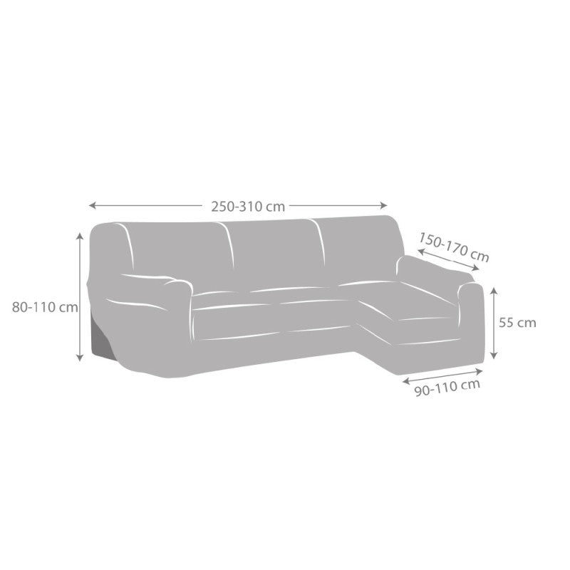Funda Elástica Chaise Longue Kentucky