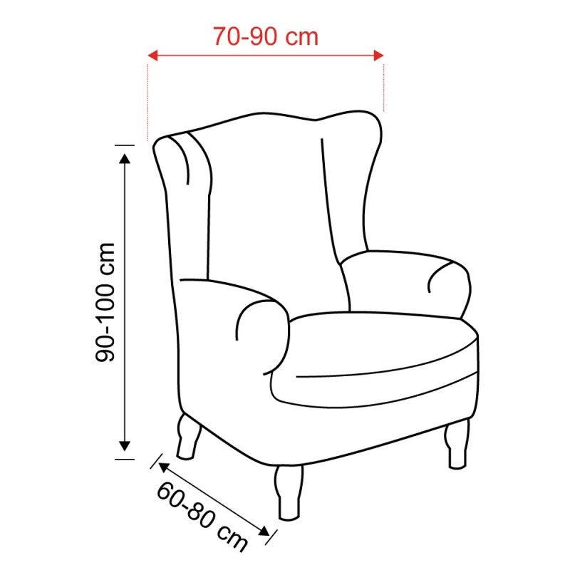 Funda Elástica Sillón Orejero Duplex Palma