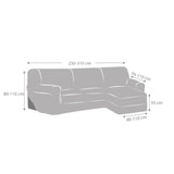 Funda Multielástica Chaise Longue Boston