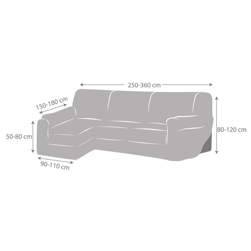 Funda Súper Elástica Chaise Longue Jersey